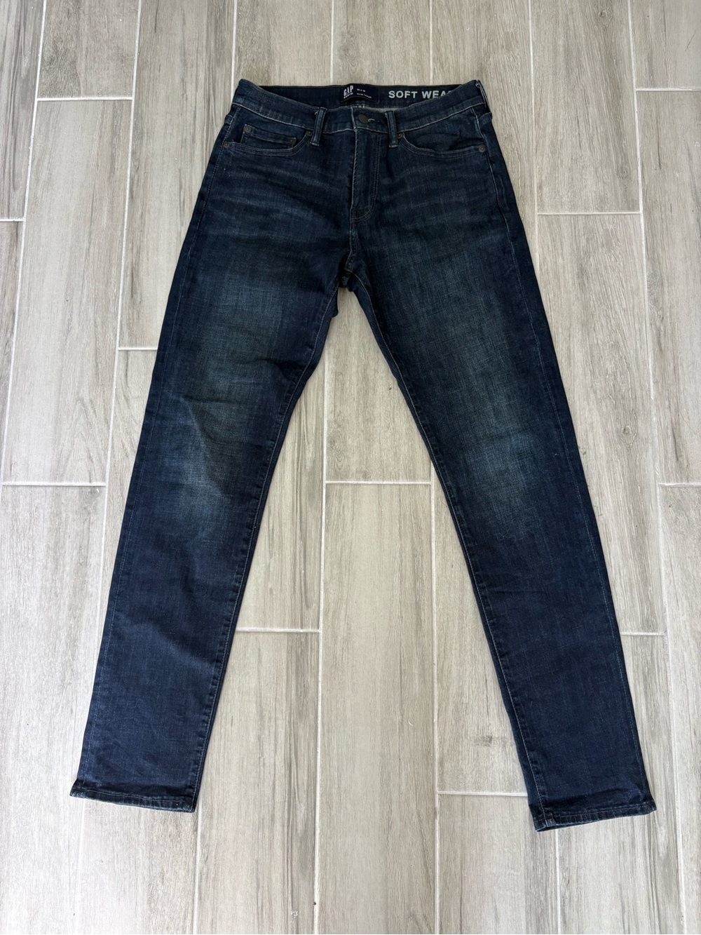 Gap Soft Wear Slim Taper Light Wash Jeans 30x32